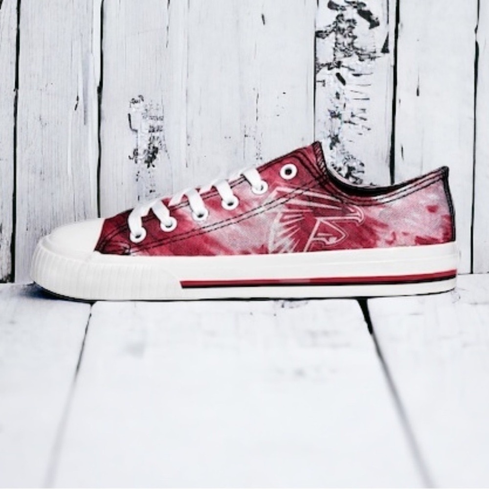 Atlanta Falcons NFL Football Women's Tie-Dye Canvas Shoes Size‎ 6 NEW